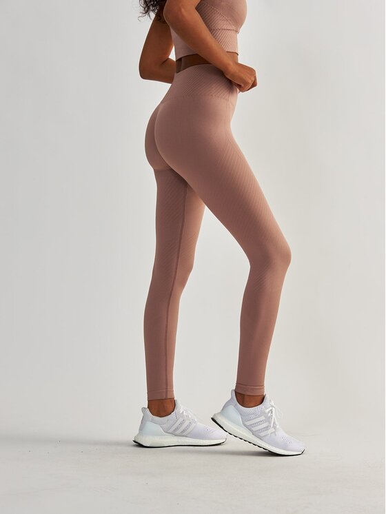BeShaped BeShaped Legginsy Bezszwowe Femme Force Różowy Active Fit