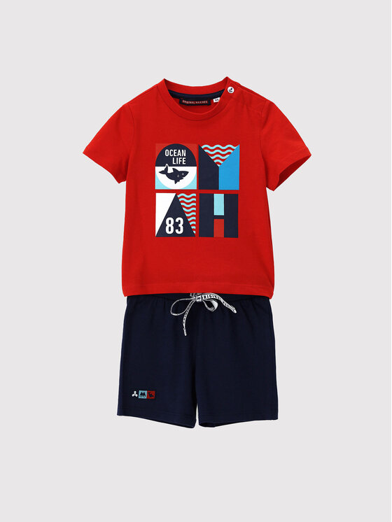 Original Marines Set tricou și pantaloni scurți DCP0389NM Colorat Regular Fit