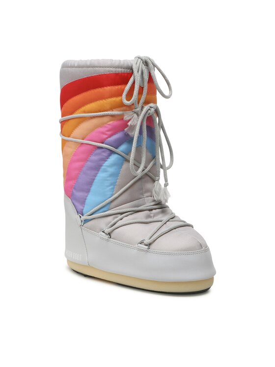 Moon Boot Moon Boot Μπότες Χιονιού Icon Rainbow 14027700002 Γκρι