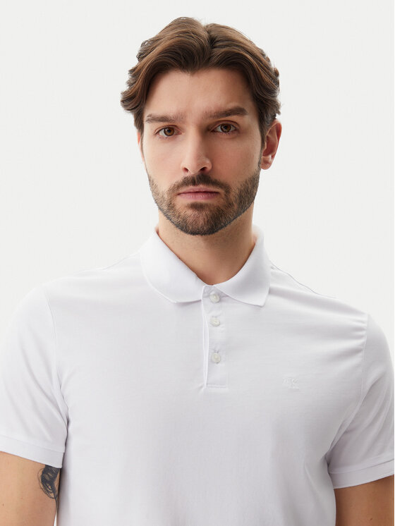 Calvin Klein Jeans Calvin Klein Jeans Polokošile LV040HM281 Bílá Regular Fit
