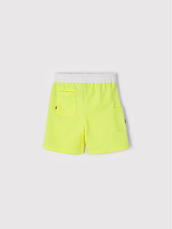 Pantaloncini sportivi 3266 Giallo Regular Fit