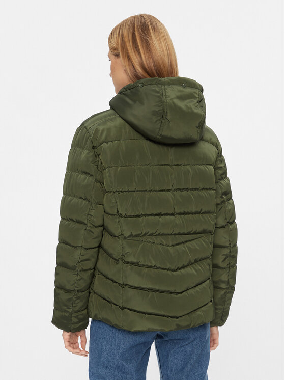 ONLY Carmakoma ONLY Carmakoma Zimska jakna 15305702 Zelena Regular Fit