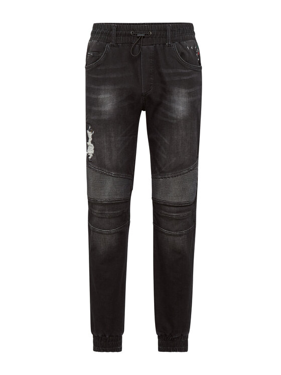 PHILIPP PLEIN PHILIPP PLEIN Jeansy 1371 Šedá Jegging Fit