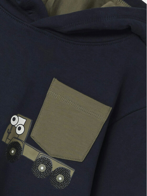 NAME IT NAME IT Μπλούζα 13233677 Σκούρο μπλε Regular Fit