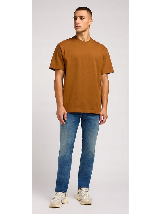 Lee Lee Jeansy Rider Niebieski Slim Fit