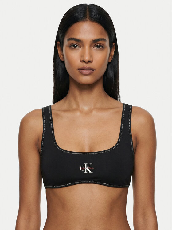 Calvin Klein Swimwear Calvin Klein Swimwear Vrchní část bikin LV00Q61100 Černá