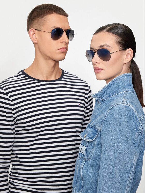 Ray-Ban Ray-Ban Slnečné okuliare Aviator 0RB3025 004/78 Sivá