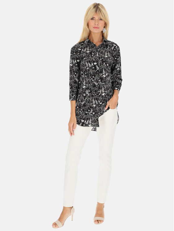 L’AF L’AF Koszula Valeo Czarny Regular Fit