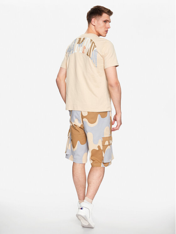 Champion Champion T-krekls 218521 Bēšs Regular Fit