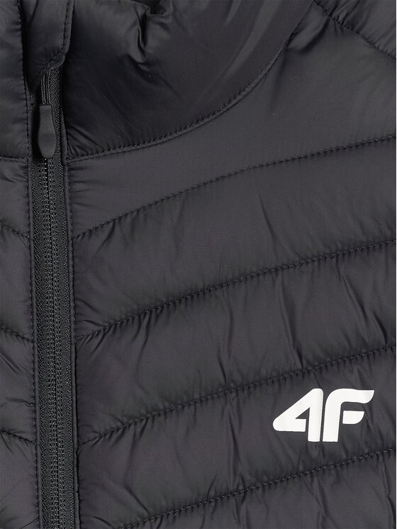 4F 4F Γιλέκο 4FWSS26TVJAM345-20S Μαύρο Regular Fit