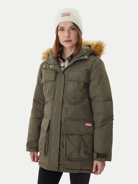 Hunter Hunter Parka Glyder HARW0014252 Zaļš Regular Fit