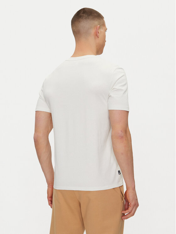 Timberland Timberland Tričko TB0A5UPQ Écru Regular Fit