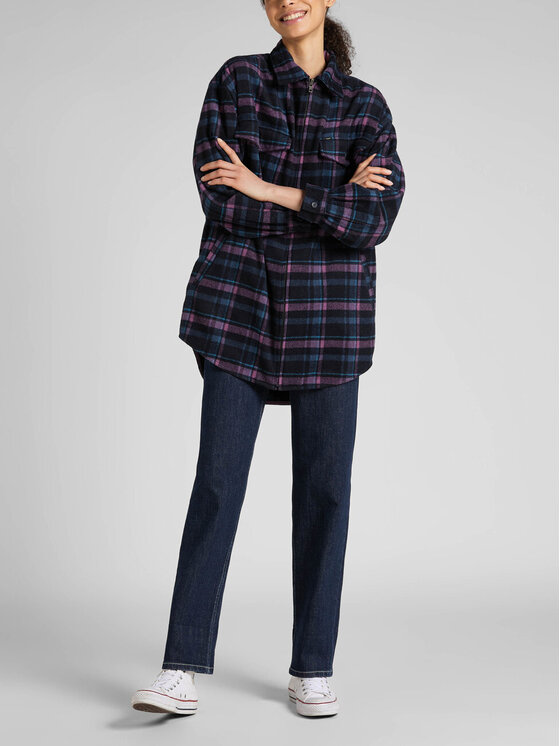 Lee Lee Kurtka damska 90S WORKWEAR OVERSHIRT Kolorowy Regular Fit