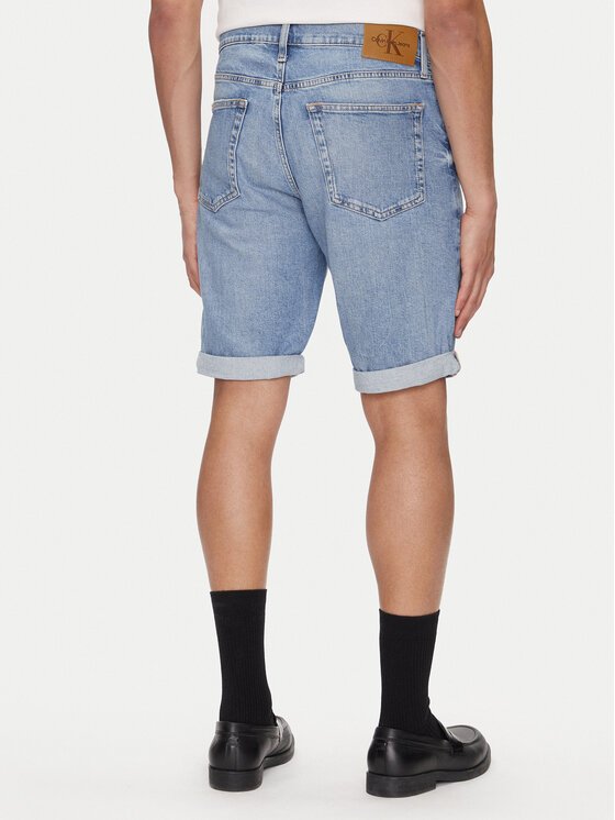Calvin Klein Jeans Calvin Klein Jeans Pantaloni scurți de blugi J30J327516 Albastru Slim Fit