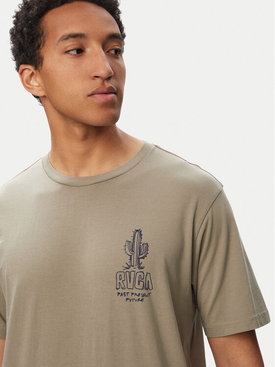 RVCA RVCA Marškinėliai Deth Valley 23A351532 Žalia Regular Fit