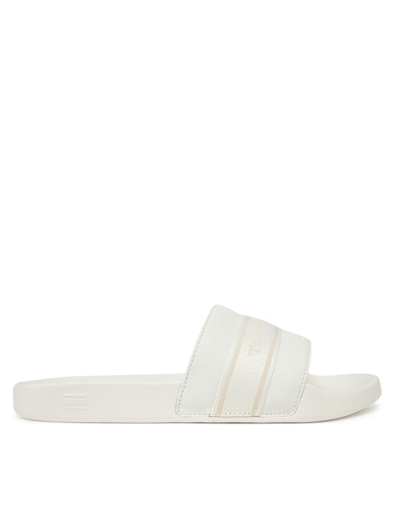 Tommy Hilfiger Šľapky Hilfiger Poolside With Webbing FW0FW08529 Biela