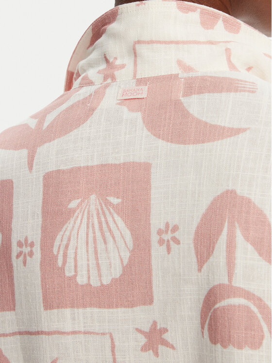 Banana Moon Banana Moon Camicia Taylor Floreal MHW03 Rosa Loose Fit