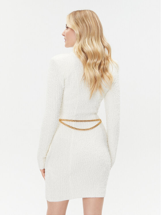 Elisabetta Franchi Elisabetta Franchi Коктейльна сукня AM-96S-36E2-V540 Бежевий Slim Fit