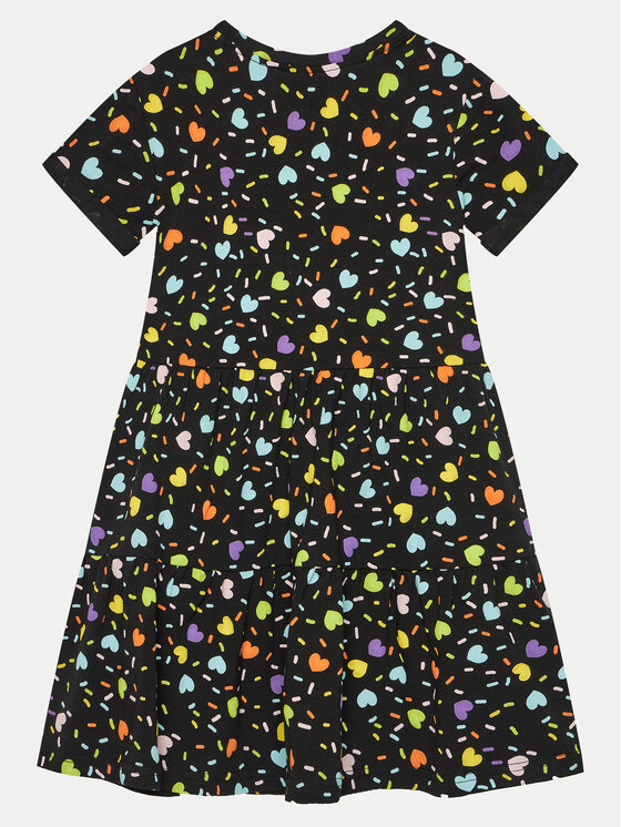 Coccodrillo Coccodrillo Kleid für den Alltag WC4129205VGC Schwarz Regular Fit