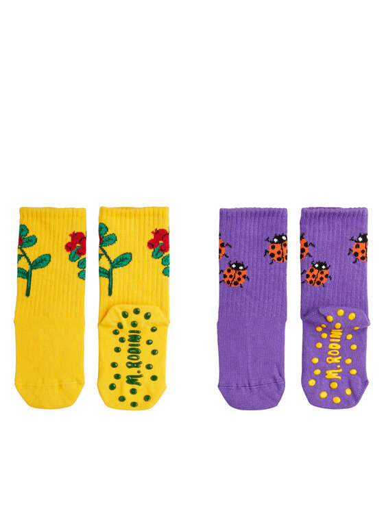 MINI RODINI MINI RODINI 2er-Set hohe Kindersocken 2526010700 Bunt