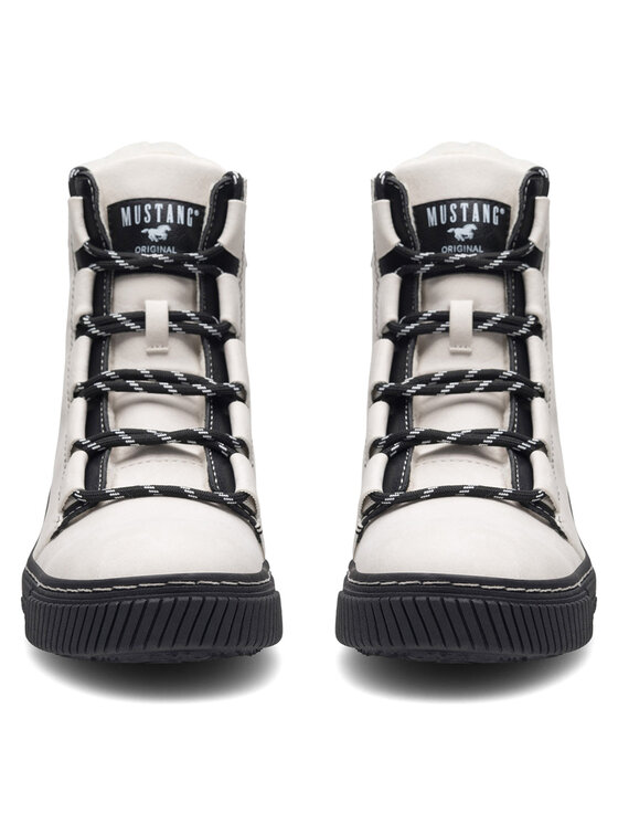 Mustang Mustang Stiefeletten 1436-605 Weiß