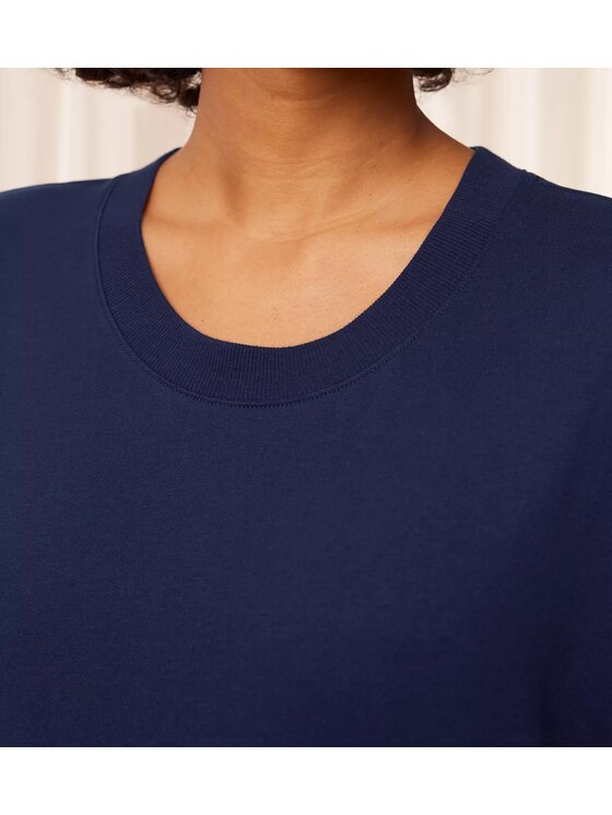 Triumph Triumph T-Shirt Mix & Match Top 3/4 Granatowy Regular Fit