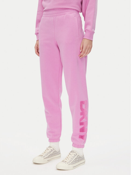 DKNY Sport DKNY Sport Donji dio trenerke DP5P3585 Ružičasta Regular Fit