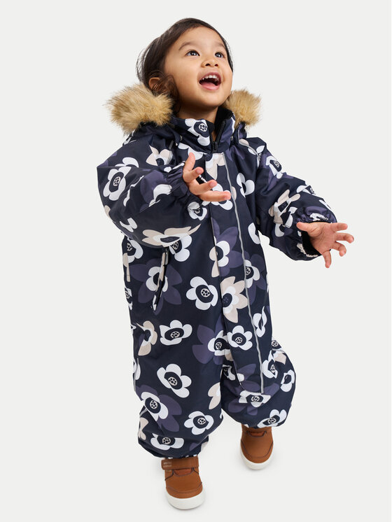 Reima Reima Ziemas kombinezons Lappi 5100129C Melns Regular Fit