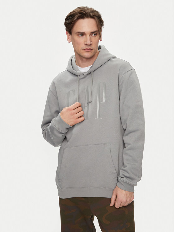 Gap Mikina 829192-02 Sivá Regular Fit