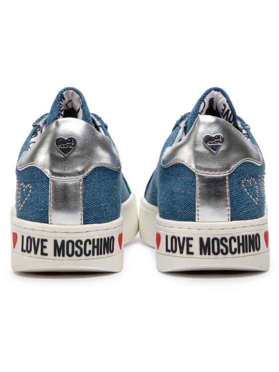 LOVE MOSCHINO LOVE MOSCHINO Sneakersy JA15243G17IH0750 Modrá