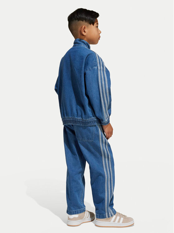 adidas adidas Trenirka Denim JC7871 Modra Loose Fit