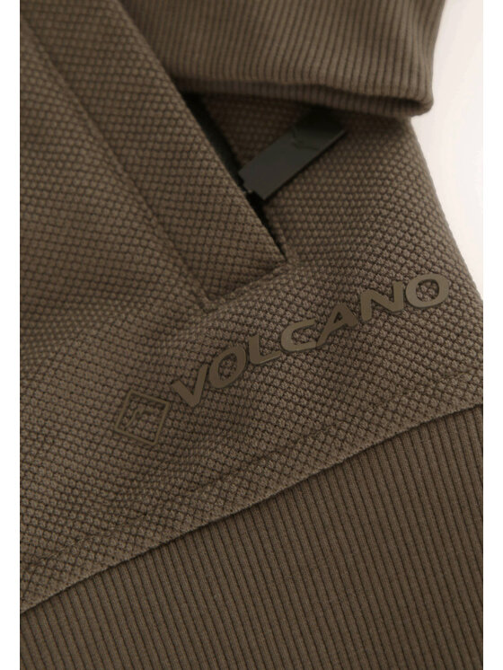 Volcano Volcano Bluza B-DRACO Brązowy Regular Fit
