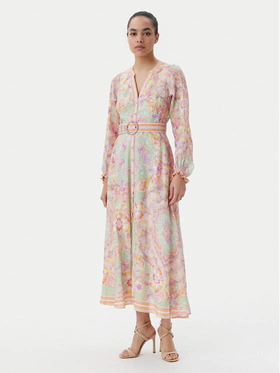 Hale Bob Hale Bob Vasarinė suknelė with linen 4ZCA612M Spalvota Regular Fit