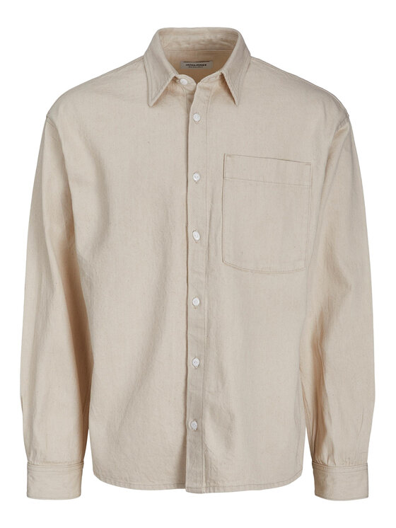 Jack&Jones Jeanshemd Creek 12224331 Écru Regular Fit | Modivo.de