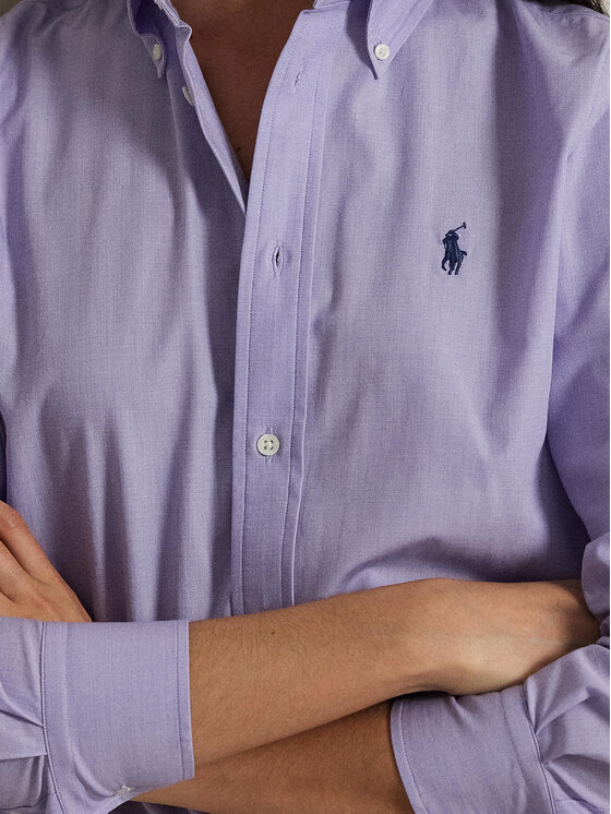 Polo Ralph Lauren Polo Ralph Lauren Košeľa 211941509003 Fialová Slim Fit