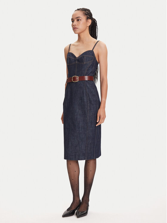 Miss Sixty Miss Sixty 6S1DJ49400 Džínové šaty Blue Black Denim F26
