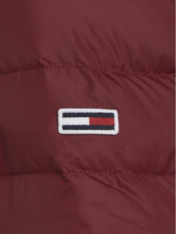 Tommy Jeans Tommy Jeans Vatovaná bunda Essential DW0DW09060 Bordová Slim Fit