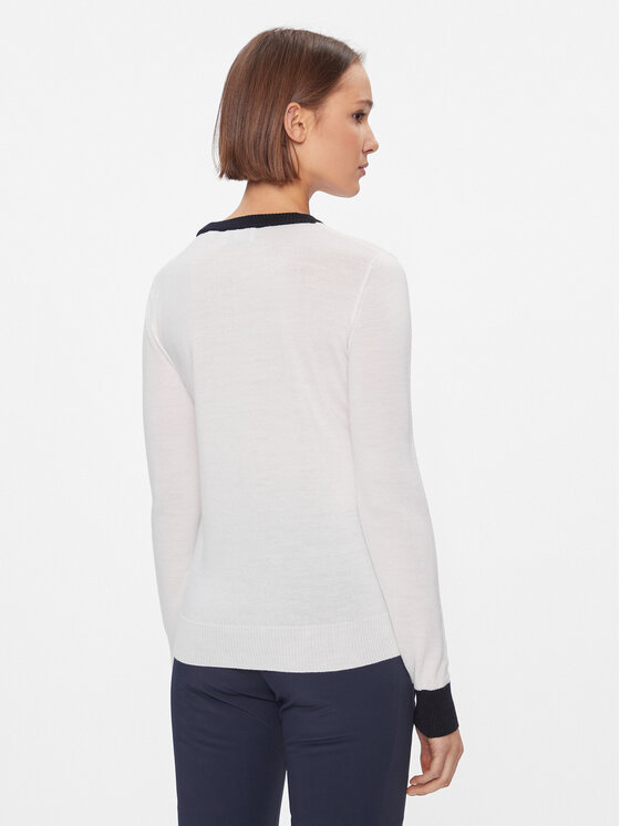 Rossignol Rossignol Sweter Alya RLIWO19 Biały Regular Fit