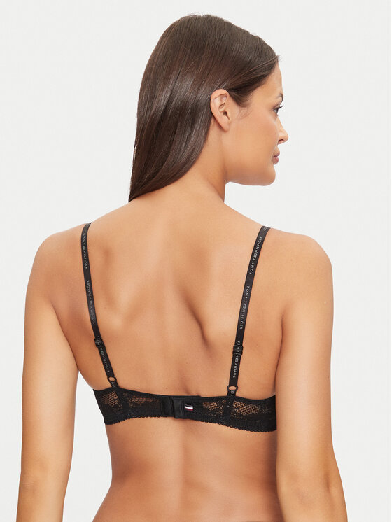 Tommy Hilfiger Tommy Hilfiger Grudnajk balkonet Balconette UW0UW05515 Crna