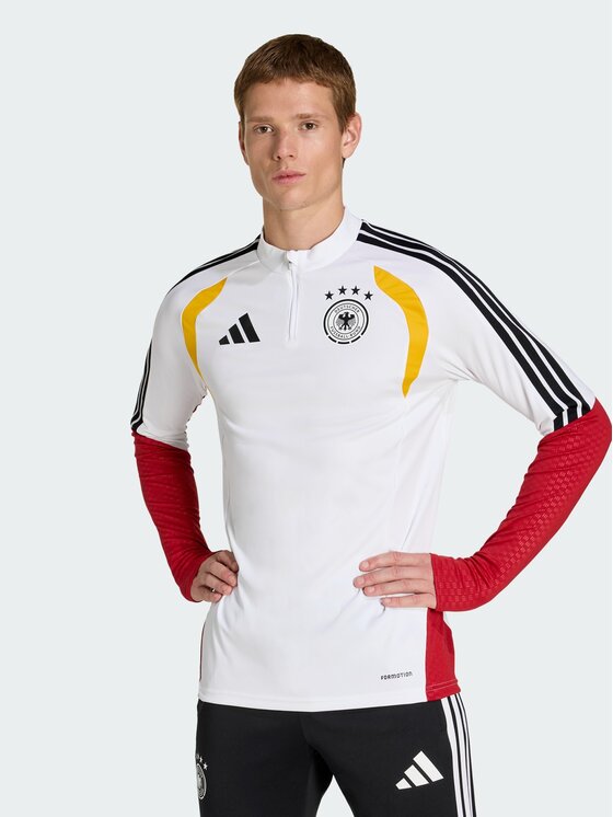 adidas adidas Bluza Germany 26 Tiro Training Biały Slim Fit