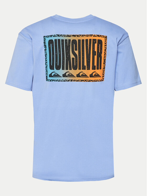 Quiksilver Quiksilver T-Shirt Long Fade EQYZT07670 Niebieski Regular Fit
