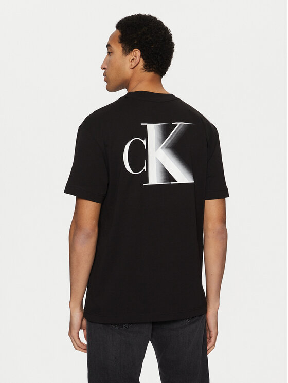 Calvin Klein Jeans Calvin Klein Jeans T-Shirt J30J327475 Czarny Regular Fit