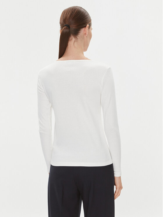 Tommy Hilfiger Tommy Hilfiger Блуза Cody WW0WW40829 Екрю Slim Fit