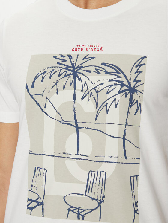 Liu Jo Liu Jo T-Shirt QA5189 J4924 Bílá Regular Fit