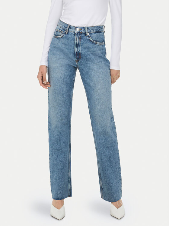 ONLY ONLY Дънки Riley 15315031 Син Straight Fit