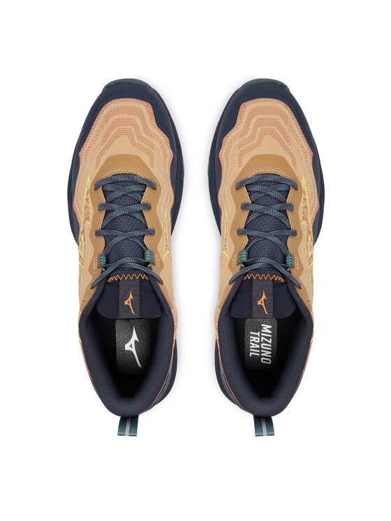 Mizuno Mizuno Παπούτσια για Τρέξιμο Wave Daichi 9 J1GJ2571 Καφέ