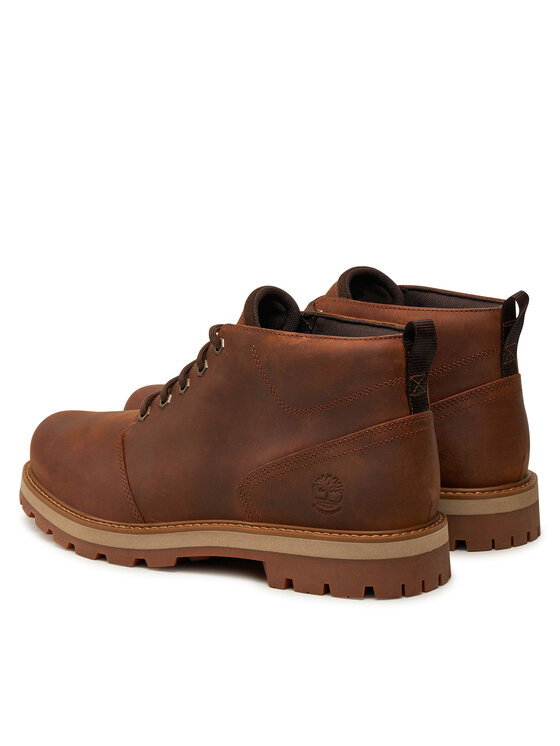 Timberland Timberland Schnürschuhe BRITTON ROAD MID CHUKKA WP TB0A69TWEM61 Braun