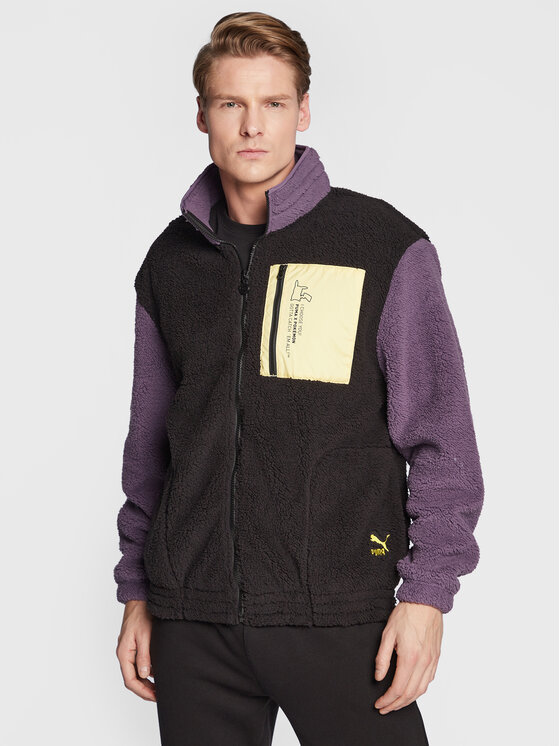 Puma Puma Fliso džemperis POKEMON 53655101 Juoda Regular Fit