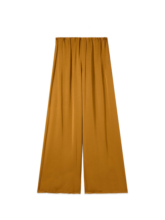 Oltre Oltre Spodnie materiałowe P00PJ002442N037 Złoty Baggy Fit