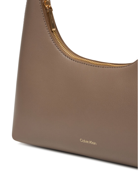Calvin Klein Calvin Klein Käekott Foil Logo Conv Shoulder Bag LV04F3272G Beež